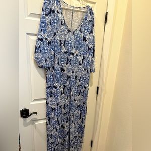 Lilly Pulitzer longer sleeve maxi